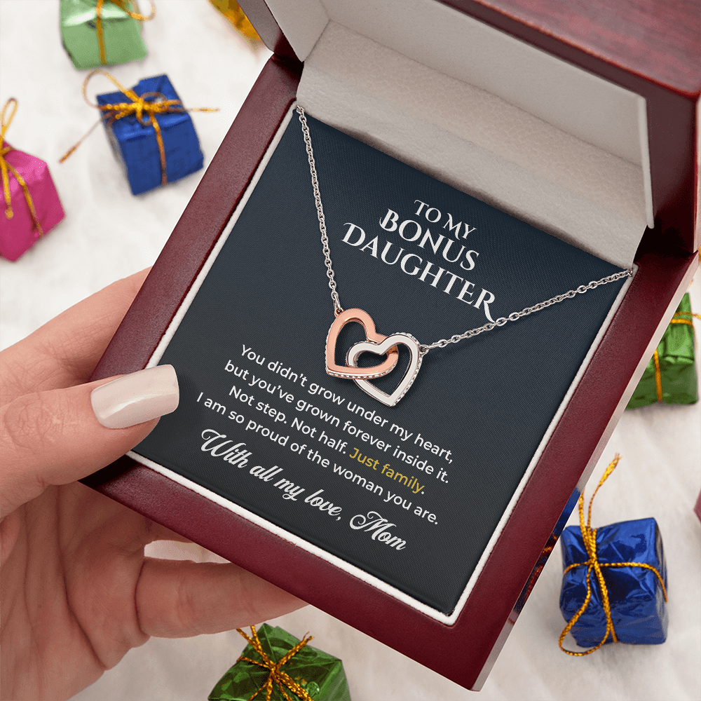 ShineOn Fulfillment Jewelry To My Bonus Daughter – Just Family - GHR1220