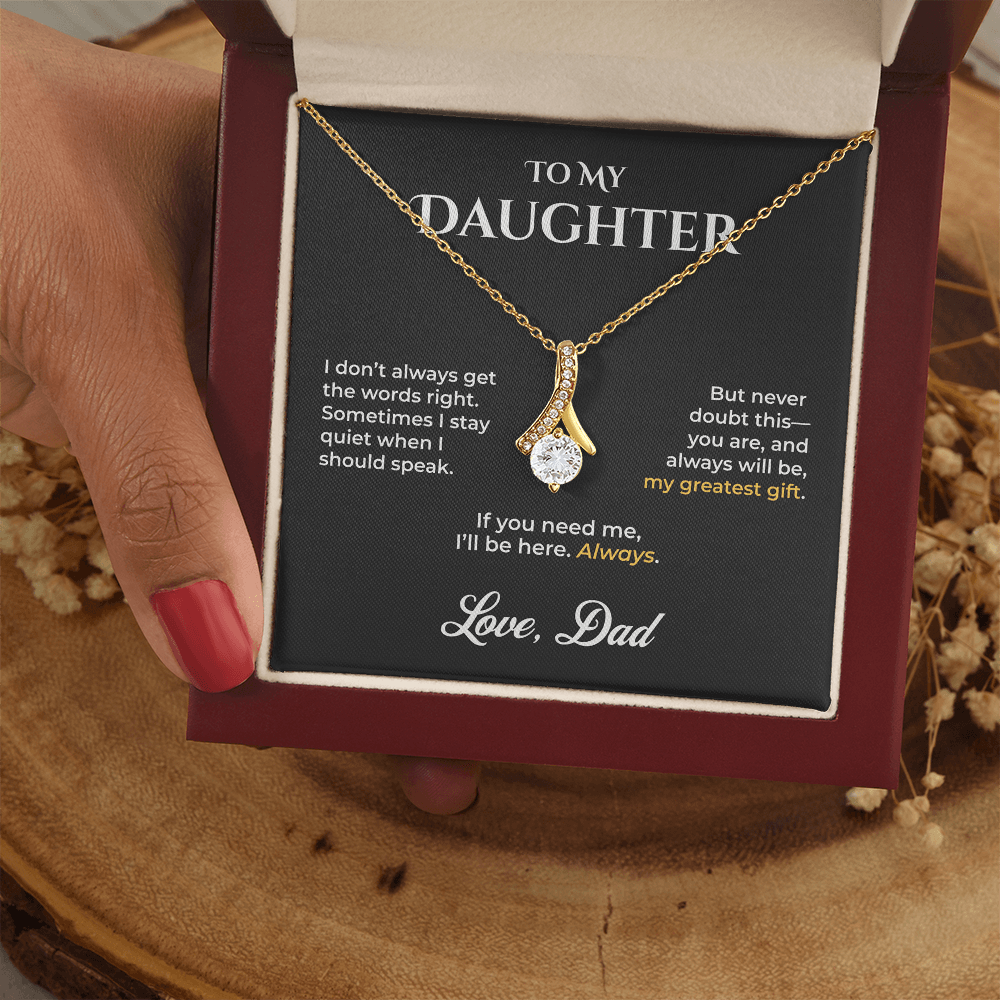 ShineOn Fulfillment Jewelry To My Daughter - Alluring Beauty Necklace - GHR1199
