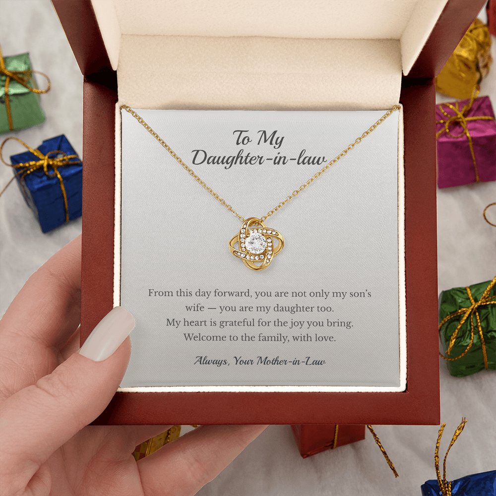 ShineOn Fulfillment Jewelry To My Daughter-in-Law – Welcome to the Family - GHR1208