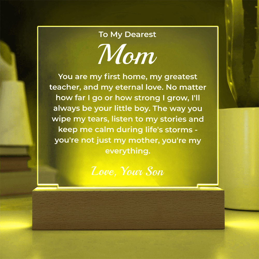 ShineOn Fulfillment Jewelry To My Dearest Mom - LED Acrylic Plaque - GHR1081
