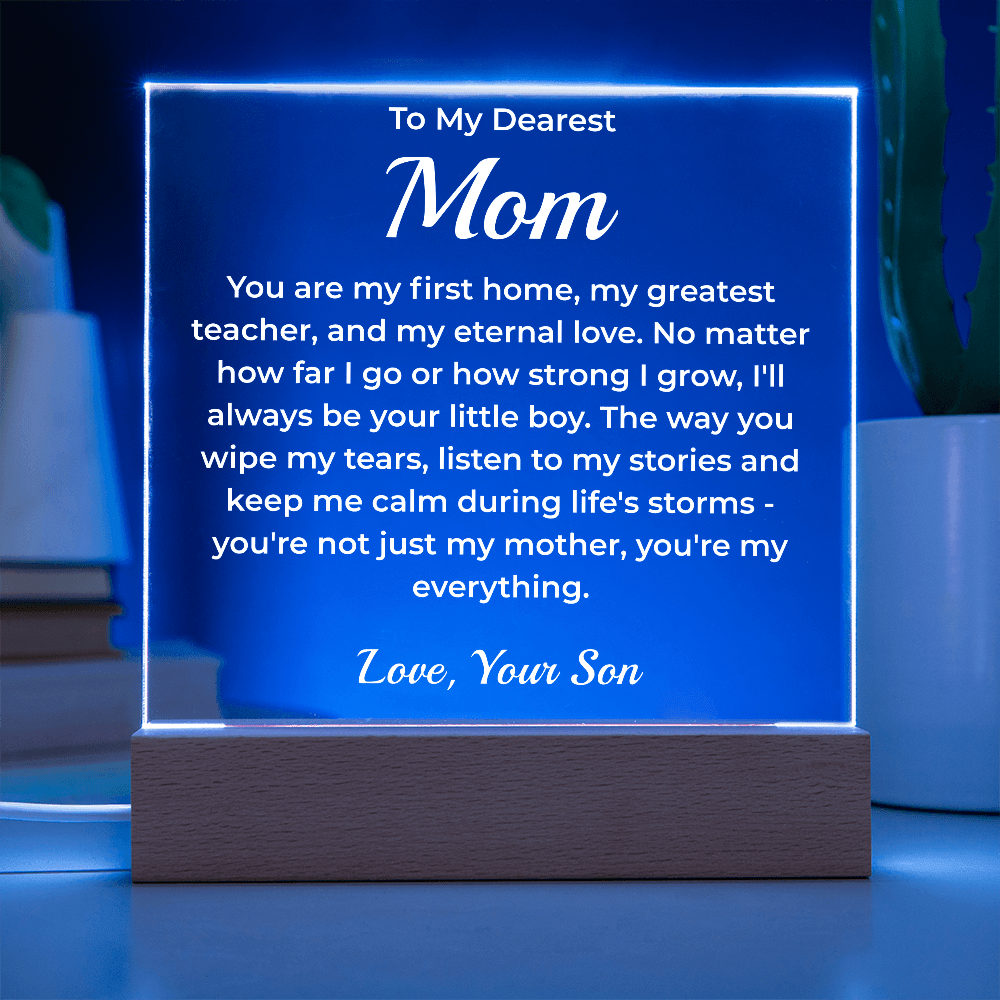 ShineOn Fulfillment Jewelry To My Dearest Mom - LED Acrylic Plaque - GHR1081