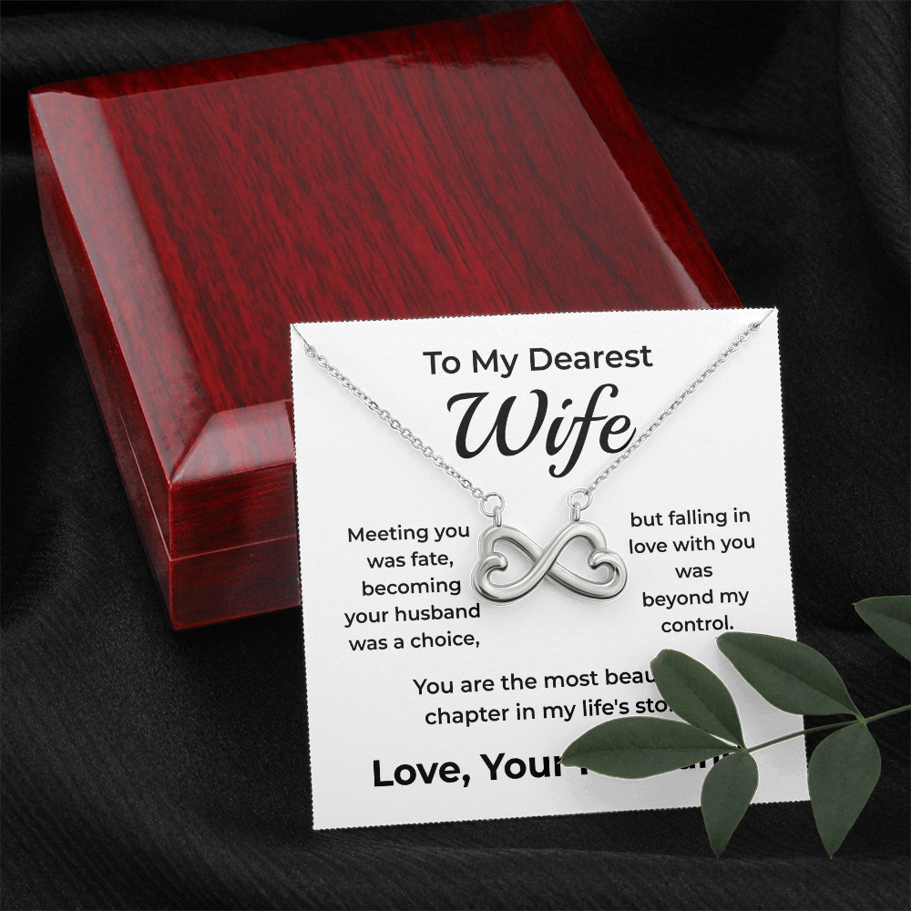ShineOn Fulfillment Jewelry To My Dearest Wife – Endless-Love Necklace