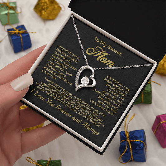 ShineOn Fulfillment Jewelry To My Sweet Mom - Forever Love Necklace