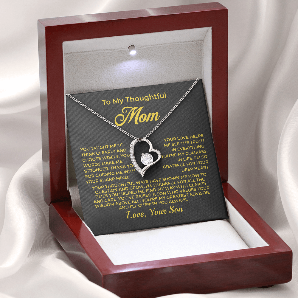ShineOn Fulfillment Jewelry To My Thoughtful Mom - Forever Love Necklace - GHR1101