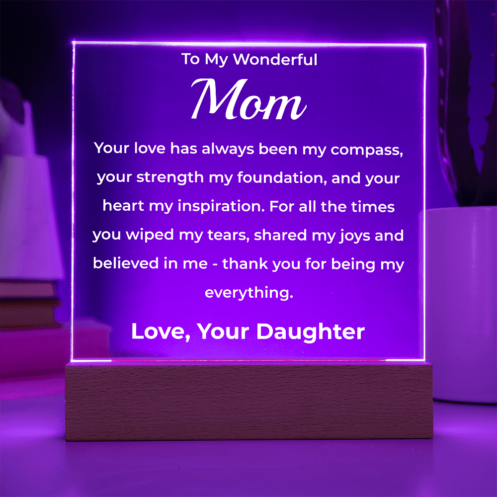 ShineOn Fulfillment Jewelry To My Wonderful Mom From Daughter