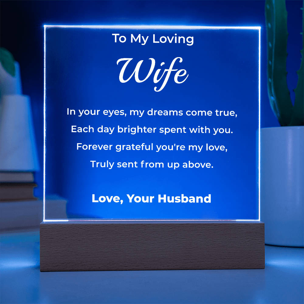 ShineOn Fulfillment Jewelry To Wife From Husband - LED Plaque