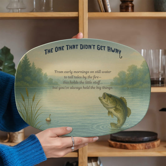 ShineOn Fulfillment Kitchenware 10”x14” Platter The One That Didn't Get Away – Fishing Catchall Tray - GHR1143